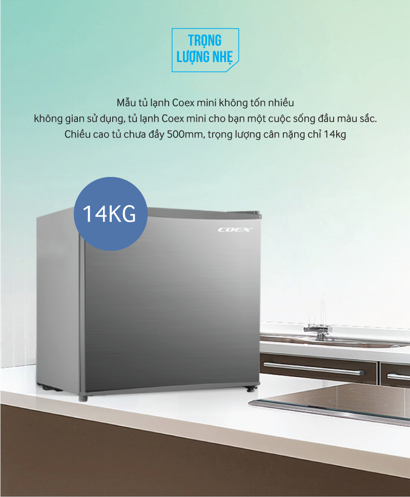 Tủ lạnh Coex 43L RT-4000SG