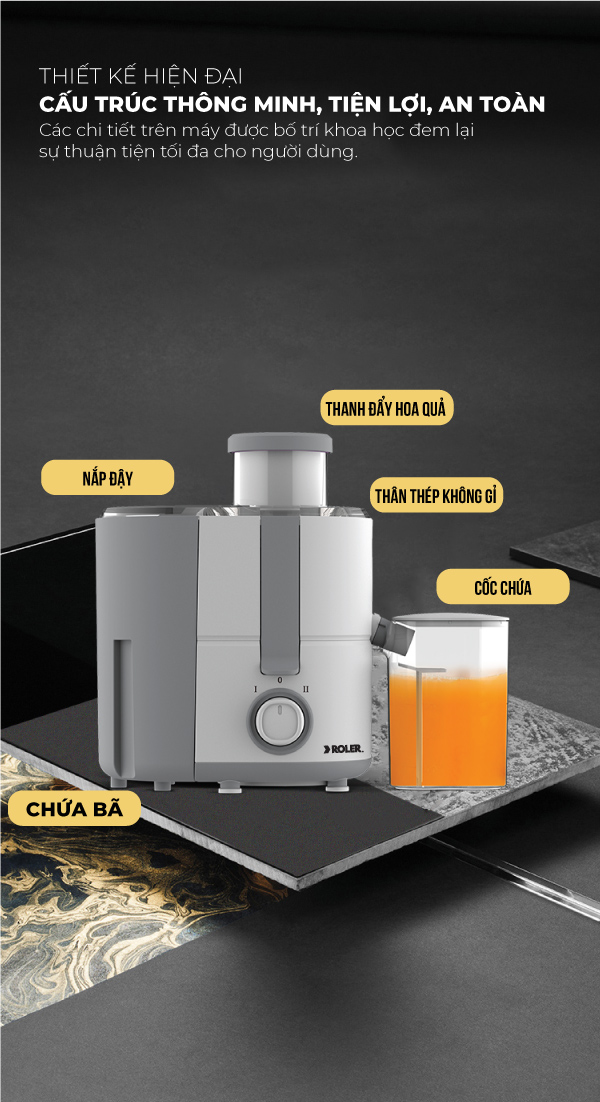 Máy ép trái cây đa năng Roler RJ-4201