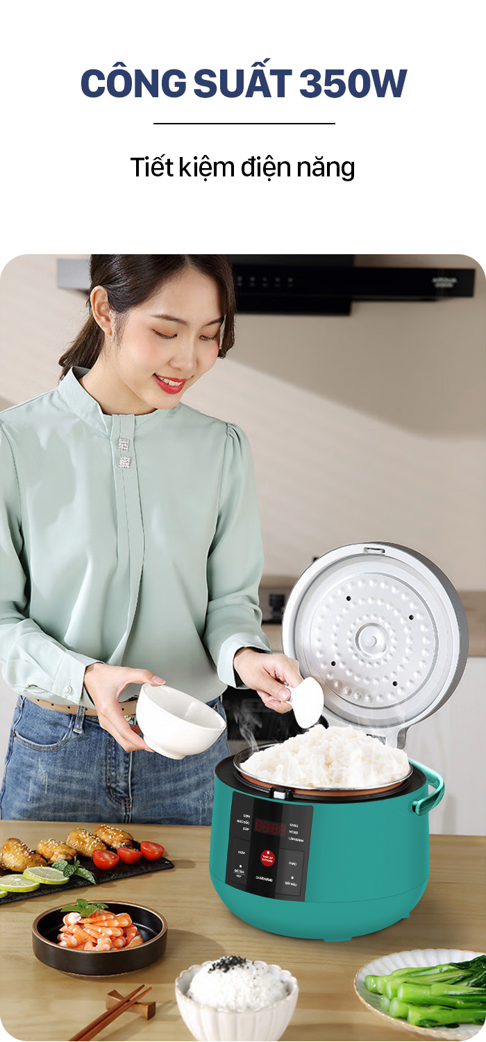 Nồi cơm điện tử 1 lít Coex CR-3424