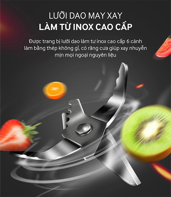 Máy xay sinh tố Roler RB-4118 cao cấp (2in1)