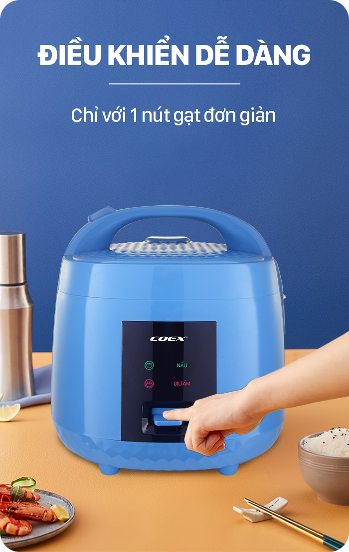 Nồi cơm điện 1.8 lít Coex CR-3422