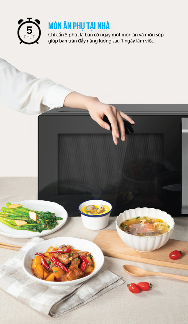Lò vi sóng điện tử có nướng 25L Roler RM-3236A