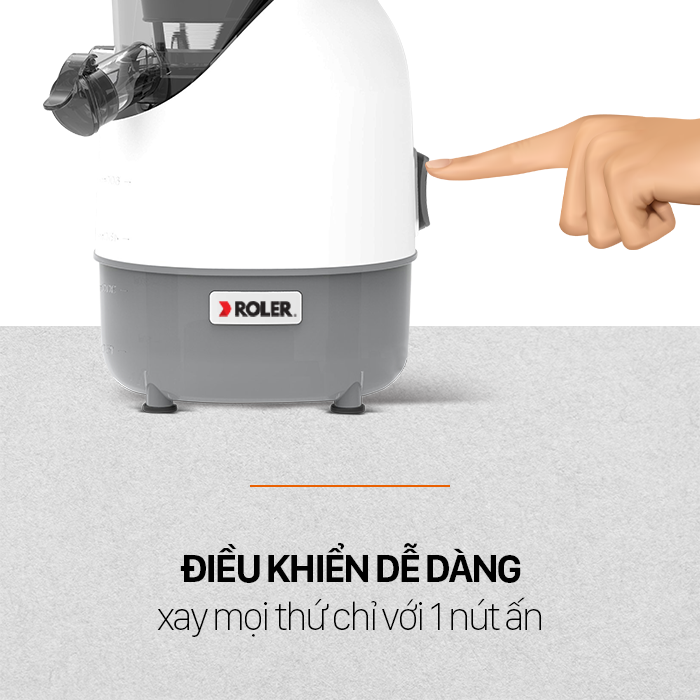 Máy ép chậm đa năng ROLER RS-4417W (Màu trắng)