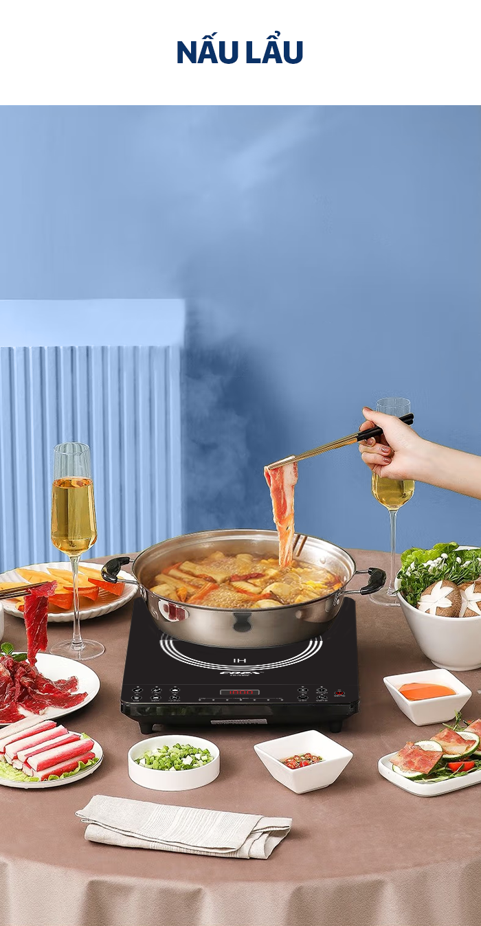 Bếp điện từ Coex CI-3302 (Kèm nồi lẩu)
