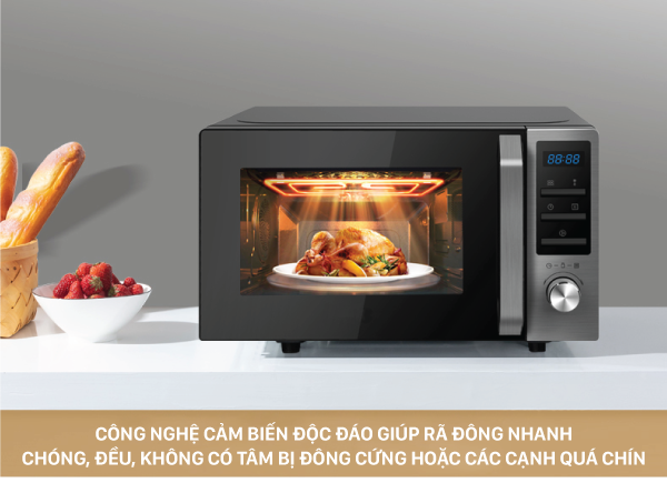 Lò vi sóng điện tử có nướng 25L Roler RM-3236A