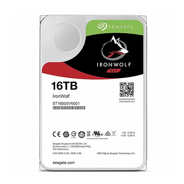 Ổ cứng Seagate IronWolf Pro 16TB ST16000NE000 (3.5Inch/ 7200rpm/ 256MB/ SATA3/ Ổ NAS)