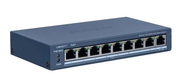 SWITCH MẠNG THÔNG MINH 8 CỔNG POE HIKVISION DS-3E1309P-EI/M