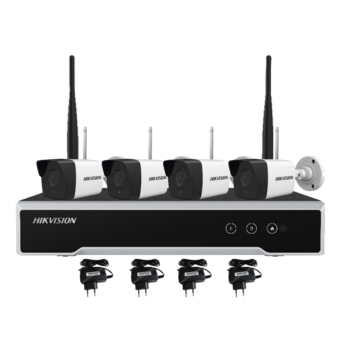 Bộ Kit 4 Camera IP Wifi 2MP HIKVISION NK42W0