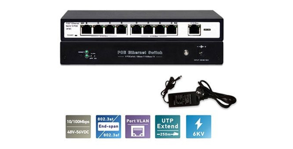 Switch POE HIKVISION SH-1008P-E