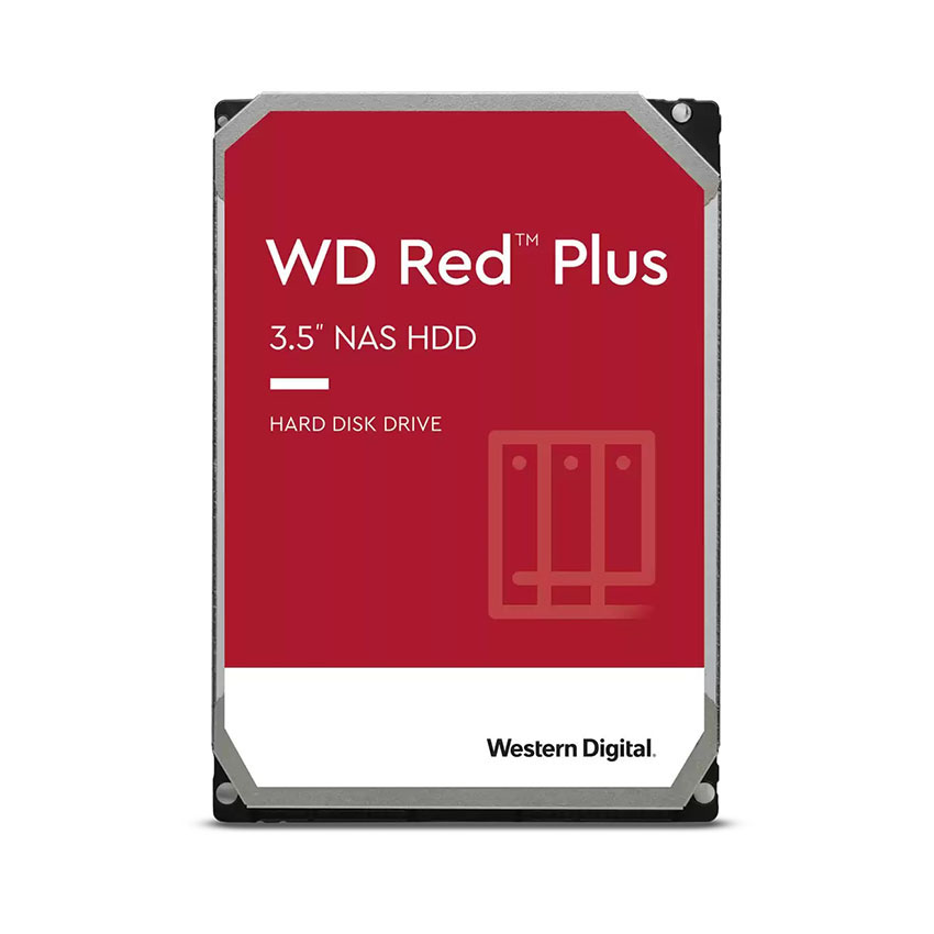 Ổ cứng Western Digital Red Plus 2TB WD20EFPX (3.5Inch/ 5400rpm/ 64MB/ SATA3/ Ổ NAS)