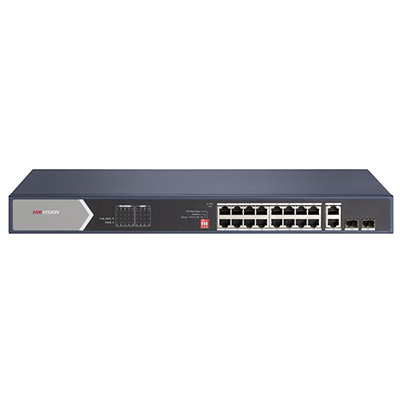 Switch mạng 16 cổng Hikvision DS-3E0510HP-E