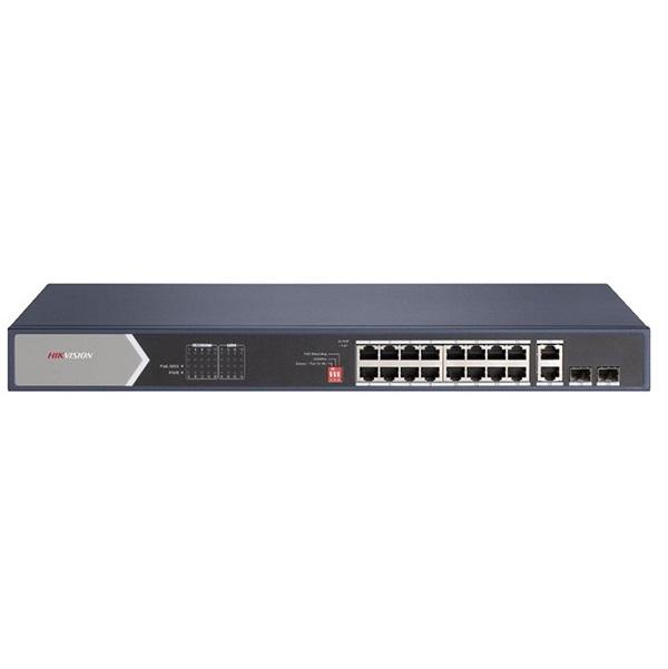 Switch mạng 16 cổng PoE hỗ trợ HiPOE Hikvision DS-3E0520HP-E
