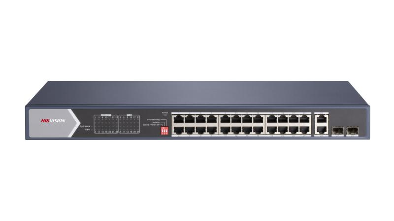 Switch mạng 24 cổng PoE 1000M Hikvision DS-3E0528HP-E