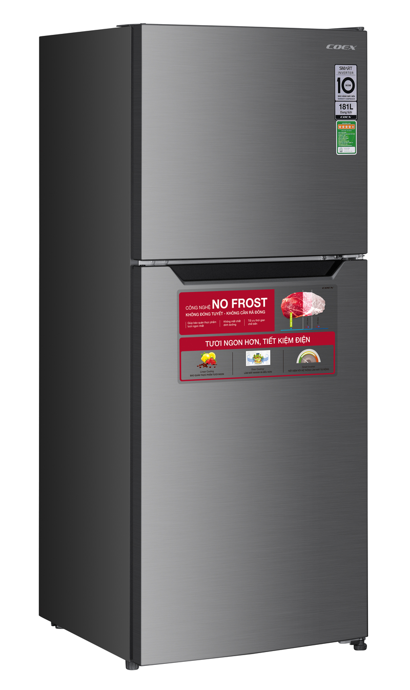 Tủ lạnh 2 cửa Inverter Coex RT-4007IS 197 Lít