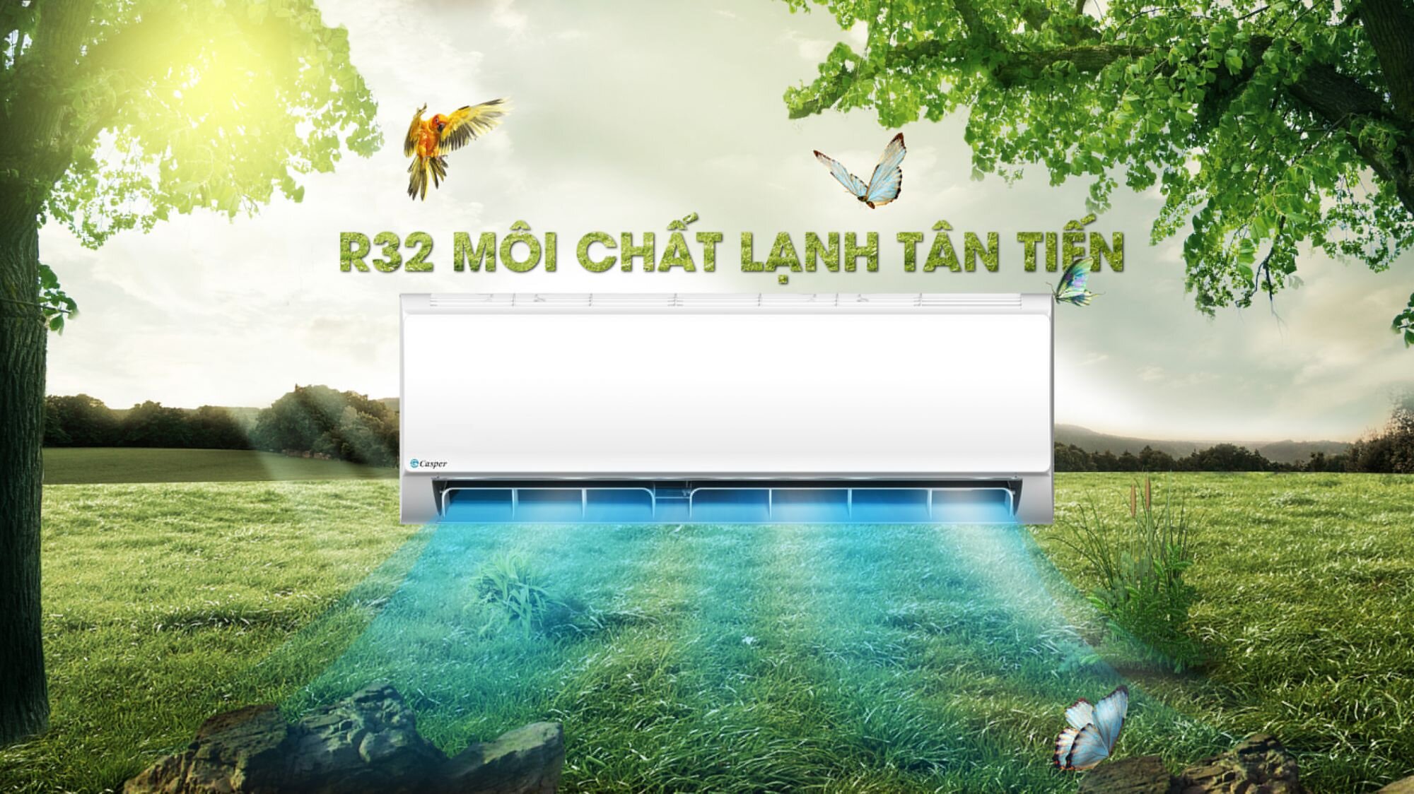 Điều hòa Casper 9000BTU 1 chiều KC-09FC32