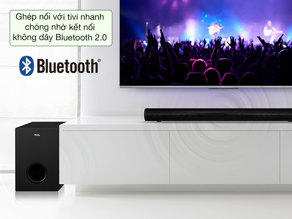 Loa Soundbar TCL S522W công suất lớn 160w