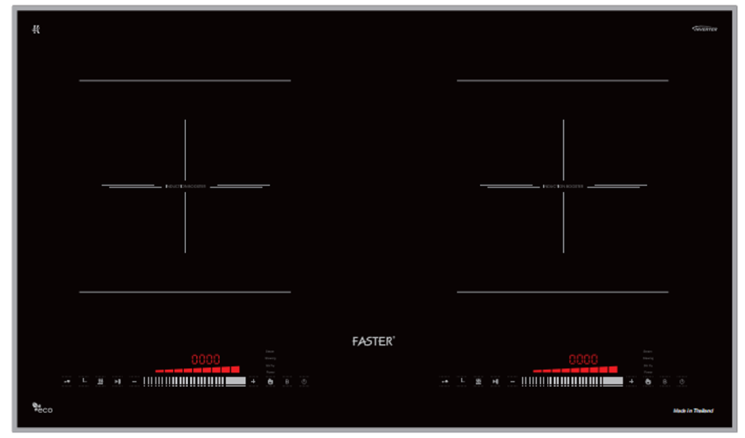 Bếp từ đôi Faster FS982I pro Serie 8