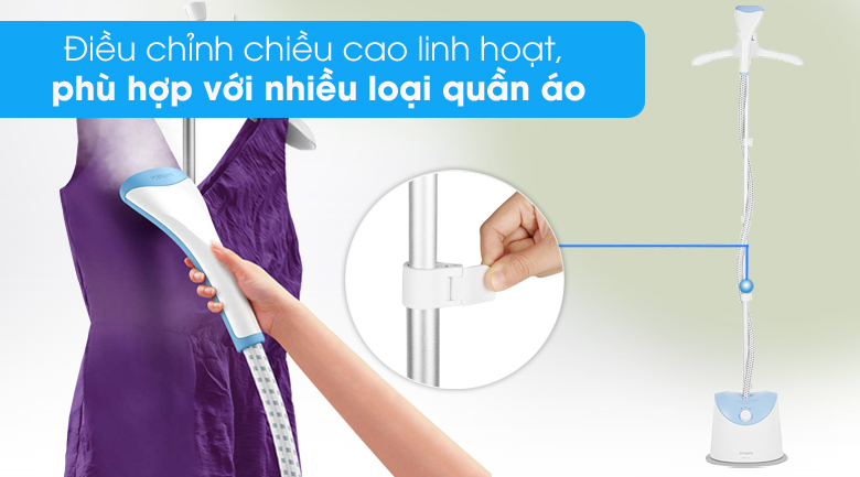 Bàn ủi hơi nước đứng Philips GC482/29 1600W