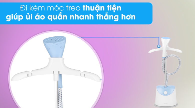 Bàn ủi hơi nước đứng Philips GC482/29 1600W