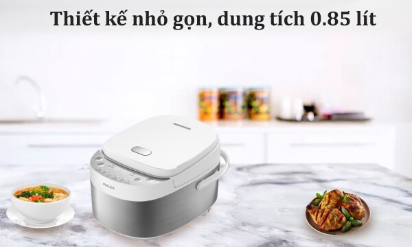 Nồi cơm điện tử 0,85L Philips HD3170/66