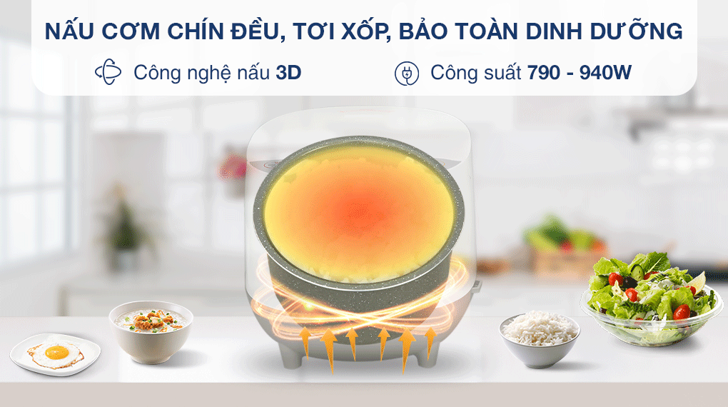 Nồi cơm điện tử Philips 1.8 lít HD4515/55