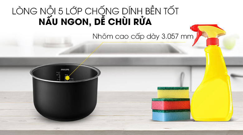 Nồi cơm điện tử Philips 1.8 lít HD4515
