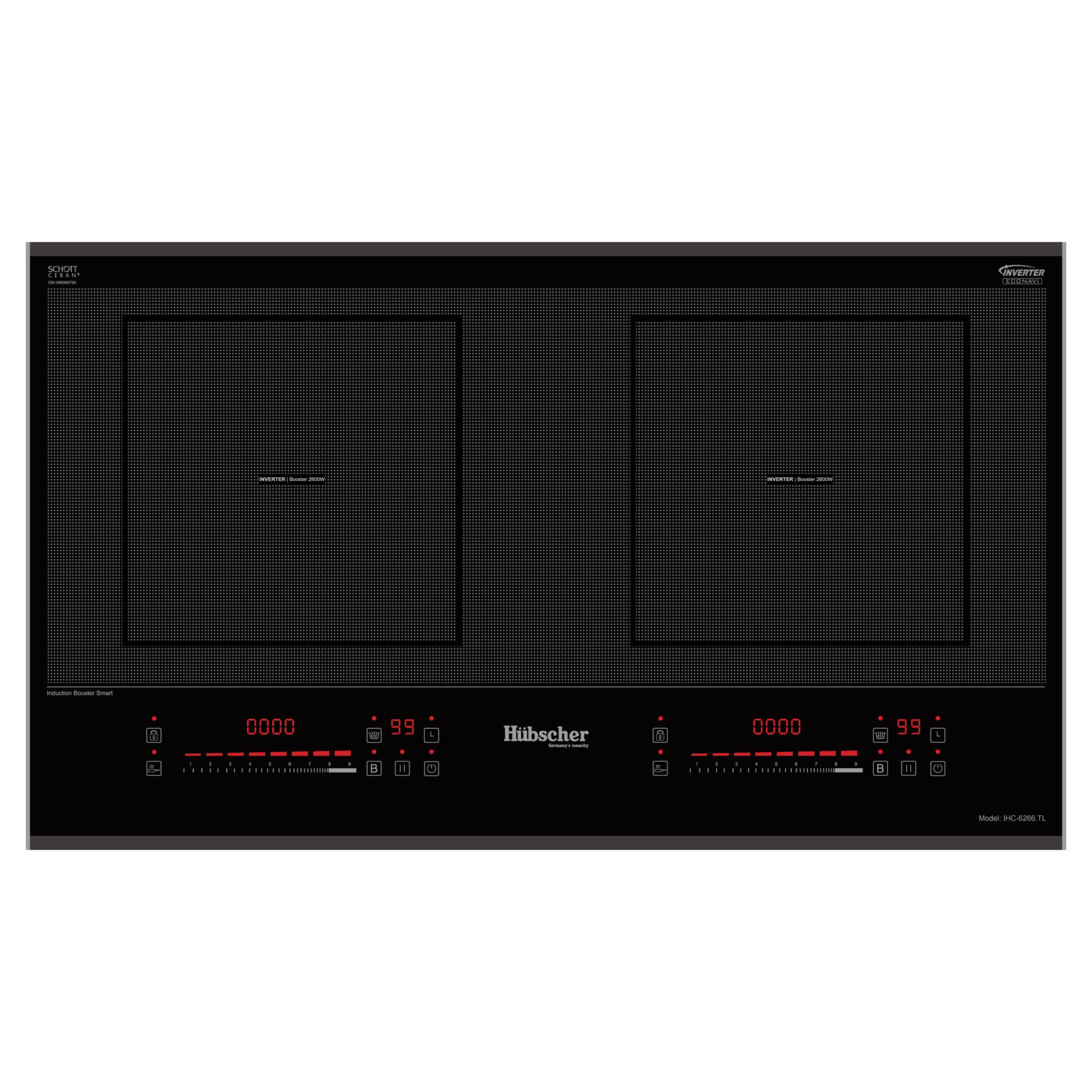 Bếp từ đôi Hubscher IHC-6266