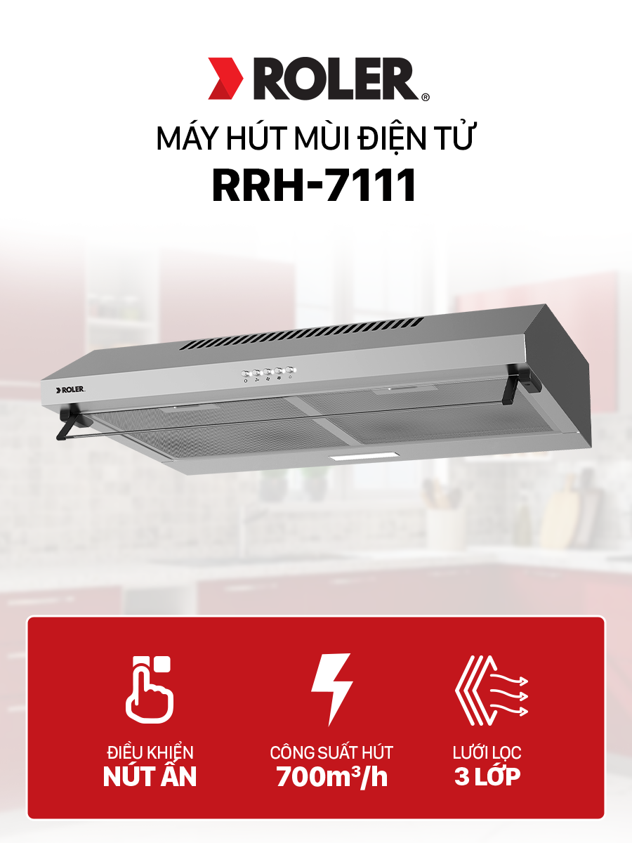 Máy hút mùi Roler RRH-7111