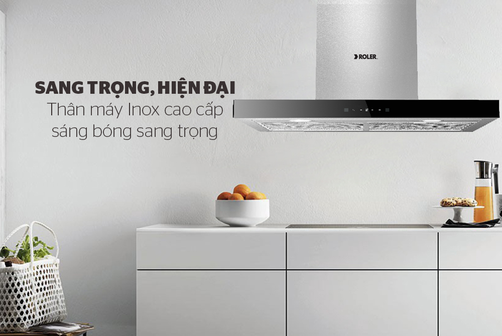 Máy hút mùi điện tử kính thẳng Roler RRH-7115
