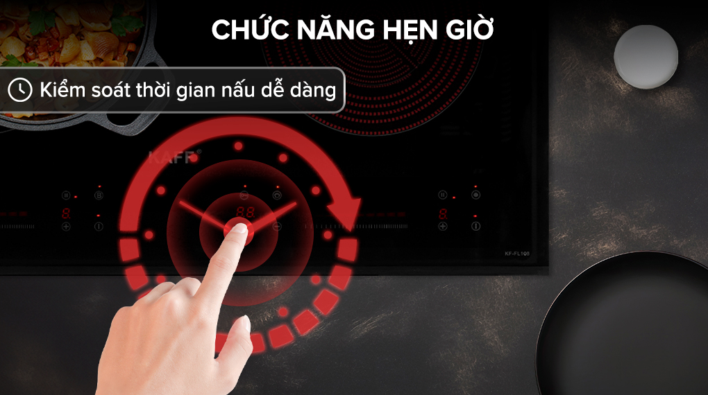 Bếp từ hồng ngoại lắp âm KAFF KF-FL108