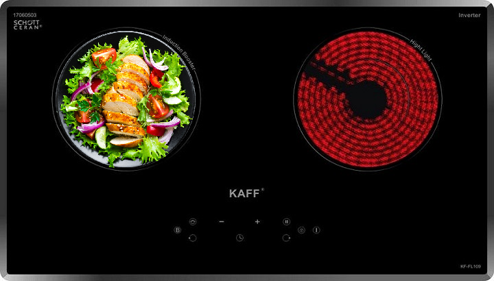 Bếp đôi hồng ngoại điện từ Kaff KF-FL109