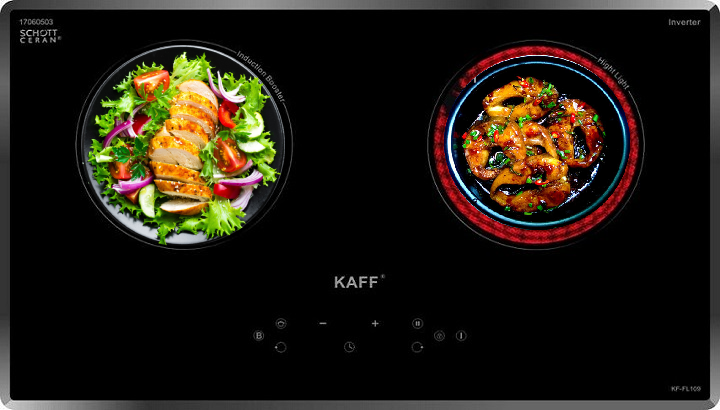 Bếp đôi hồng ngoại điện từ Kaff KF-FL109