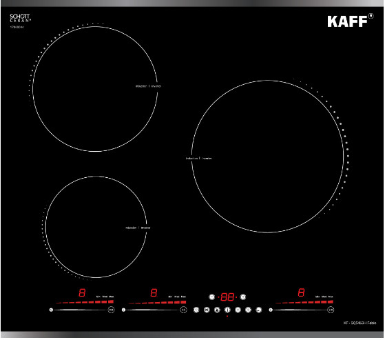 Bếp từ 3 vùng nấu KAFF KF-SQ5463I Fabio