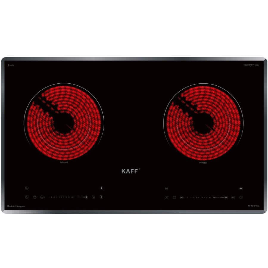 Bếp hồng ngoại âm 2 vùng nấu Kaff KF-101CC