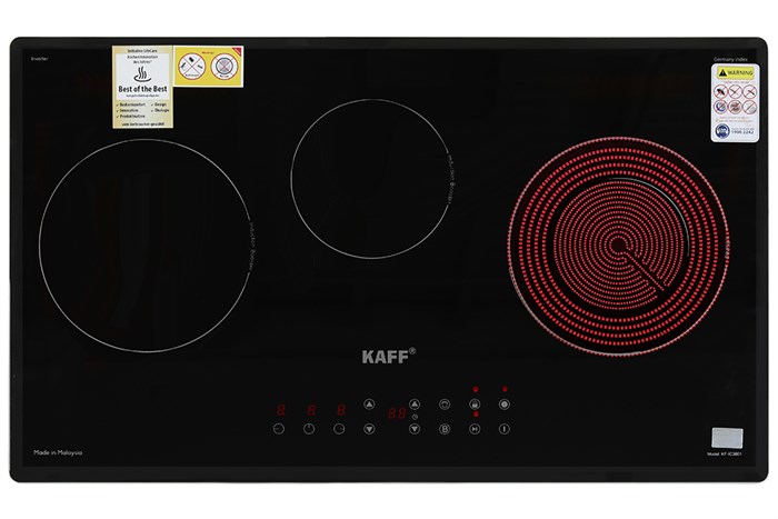 Bếp từ hồng ngoại 3 vùng nấu lắp âm KAFF KF-IC3801