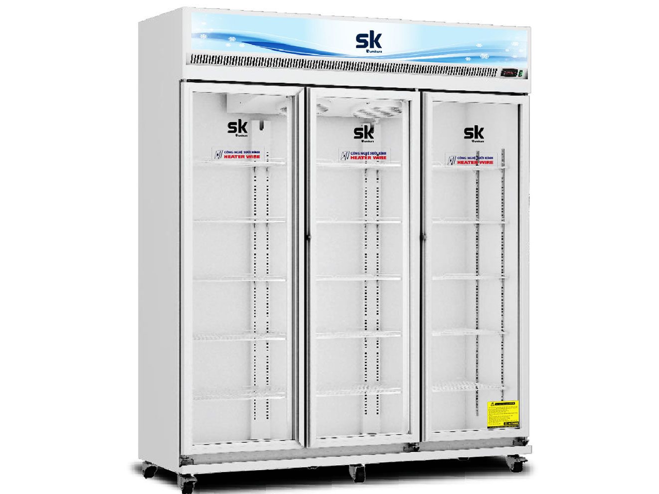Tủ mát Sumikura SKSC-1350HW3 1350L 3 cánh