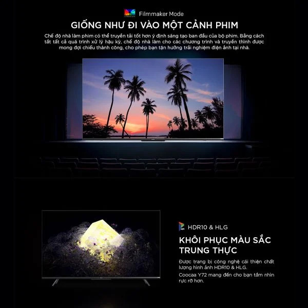 Google tivi Coocaa 50Y68 50 inch 4K