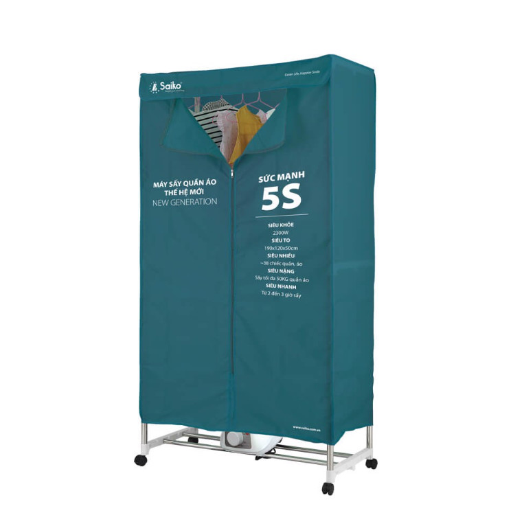 Tủ sấy quần áo Saiko CD-2300 50KG - 2300W