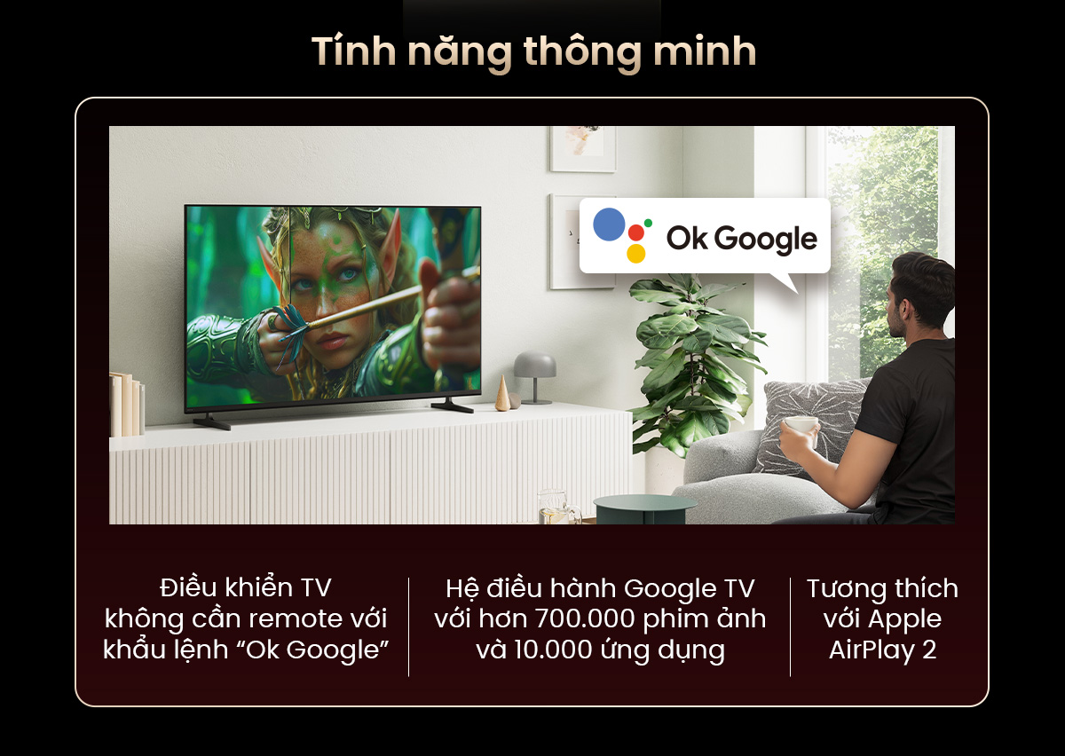 Sony Google TV 4K LED NỀN BRAVIA 2 II K-65S25VM2