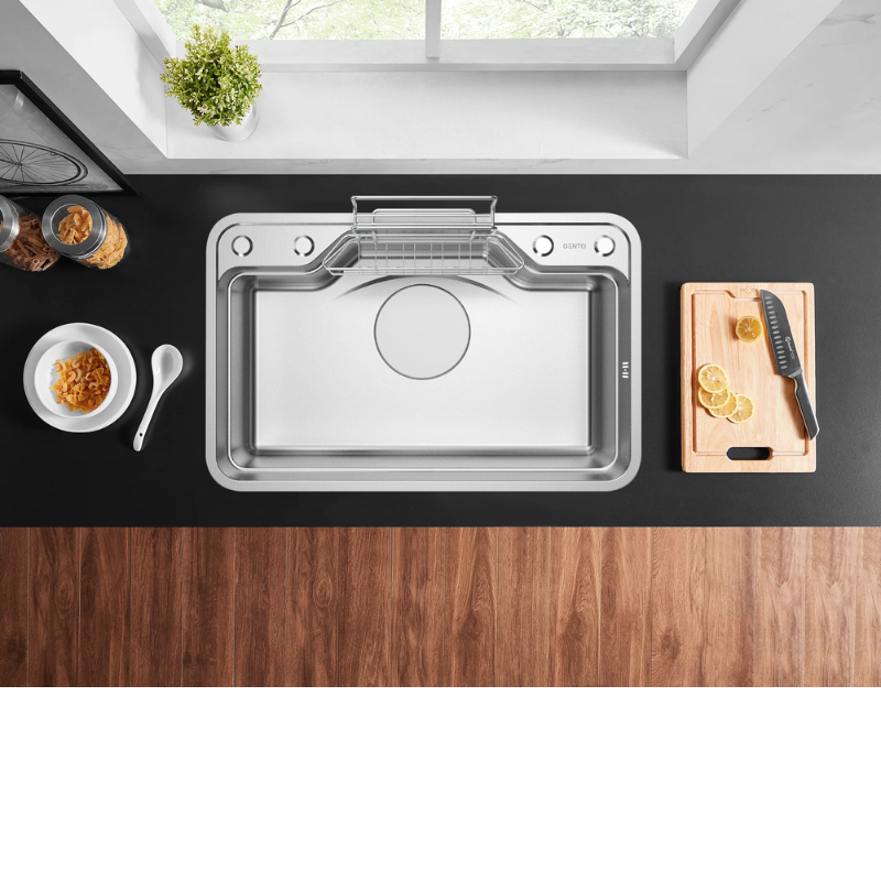 Chậu rửa 1 hố kiểu Nhật Bản Gento GT04-7848 Smart