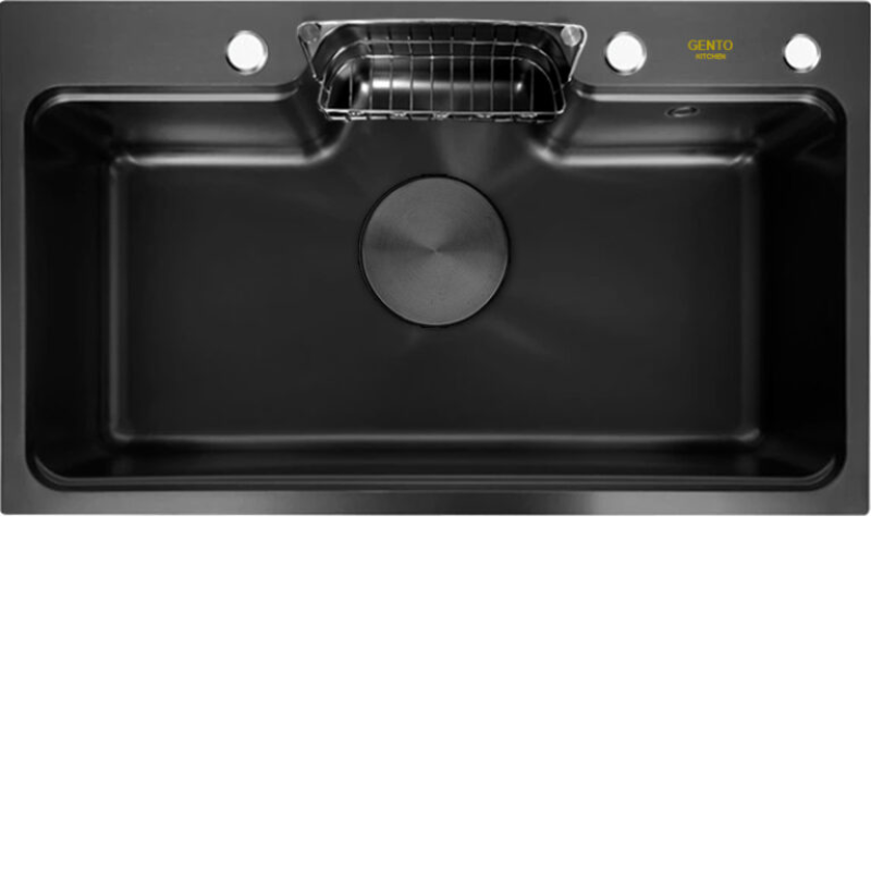 Chậu rửa Gento 80cm inox 304 GT04-8048 Nano