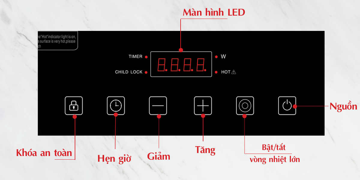 Bếp hồng ngoại Chefs EH-DHL321