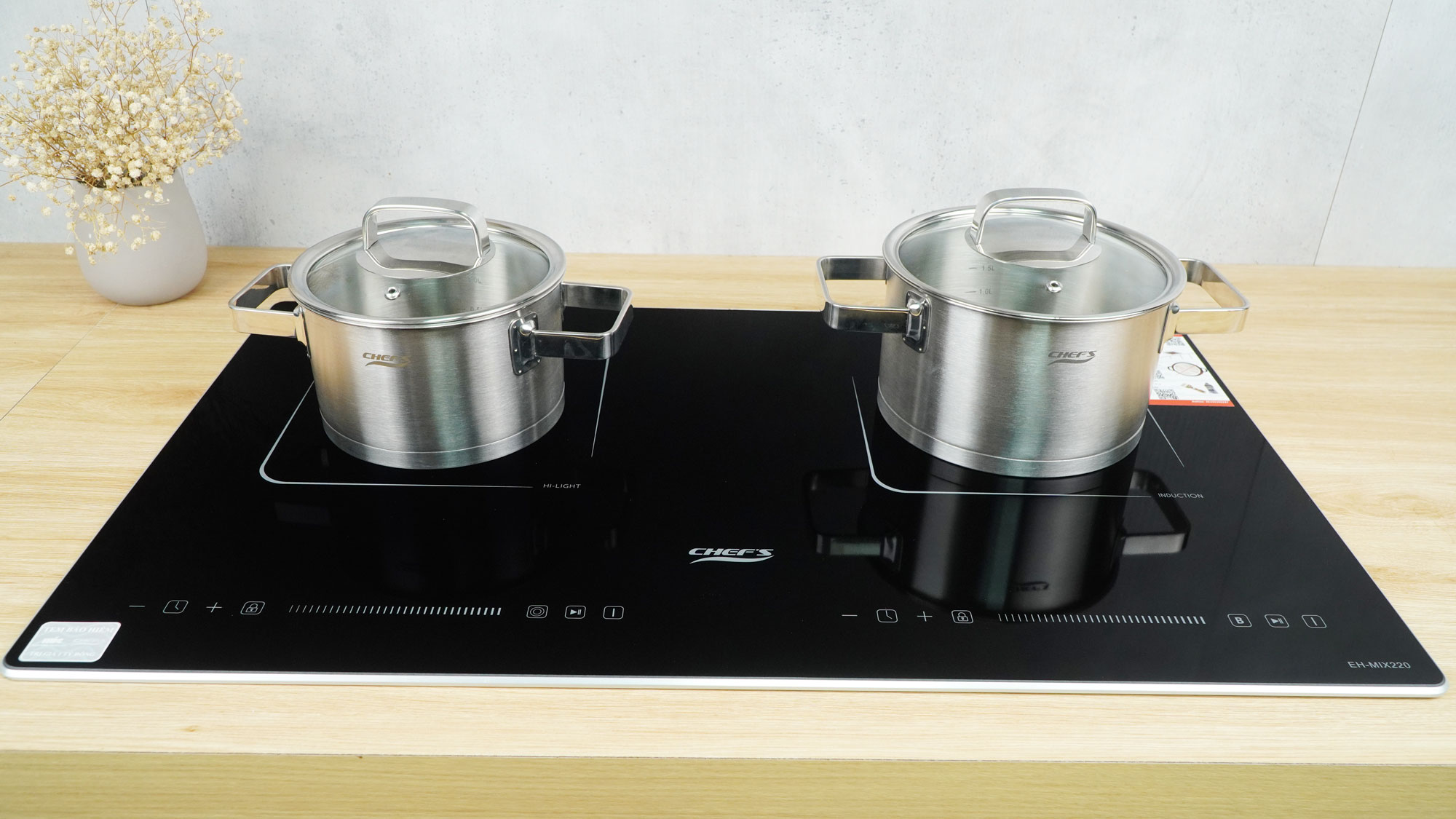 Bếp hỗn hợp Chefs EH-MIX220
