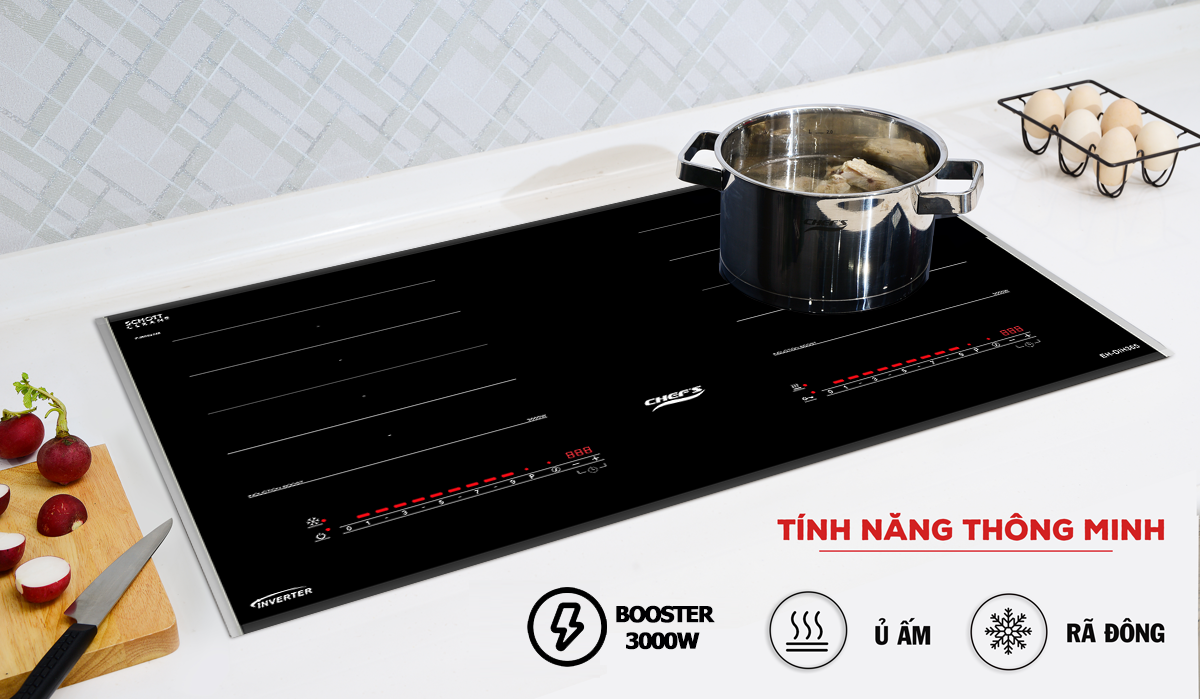 Bếp từ đôi Chef's EH-DIH365