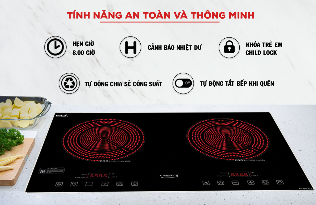 Bếp hồng ngoại Chefs EH-DHL321