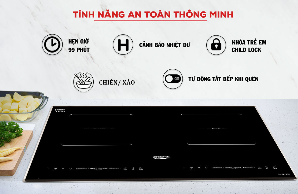 Bếp Từ Đôi Chefs EH-DIH205