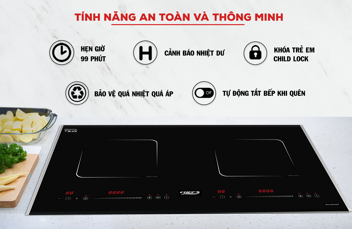 Bếp từ đôi EH-DIH320