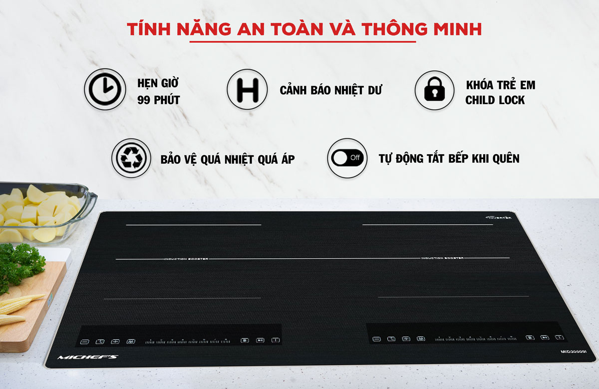 Bếp từ đôi Chef's MID2009I